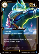 Nasus, Guardian of Knowledge (Alternate Art) variant (VEN-063_p1)